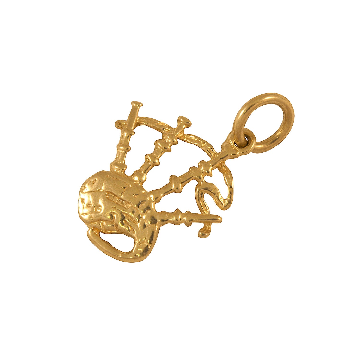 9ct Gold Bagpipes Charm