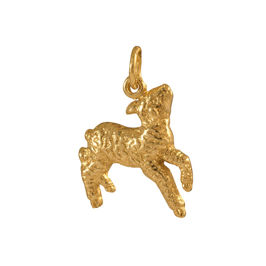 9ct Gold Lamb Charm