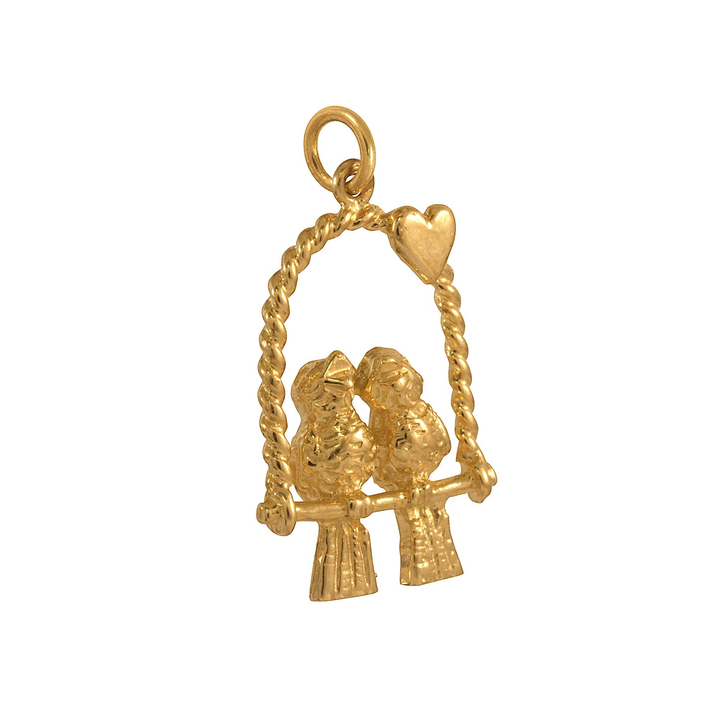 9ct Gold Love Birds Charms