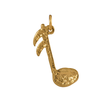 9ct Gold Single Semi Quaver Charm