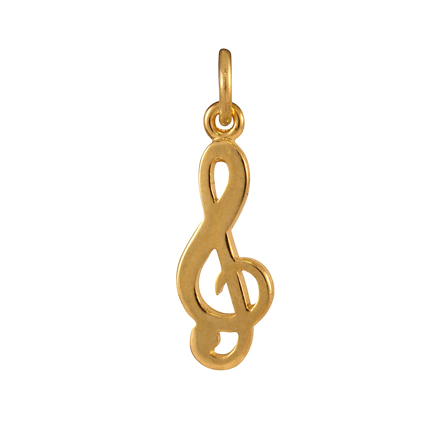 9ct Gold Treble Clef Music Charm