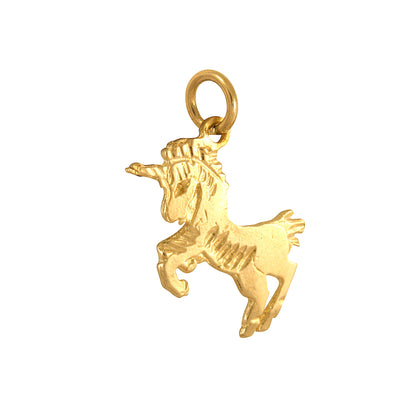 9ct Gold Unicorn Charm