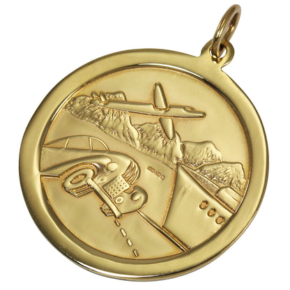 9ct Gold St Christopher Pendant