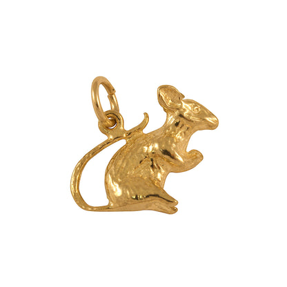 9ct Gold Mouse Charm