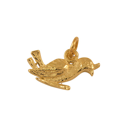 9ct Gold Love Bird Charm