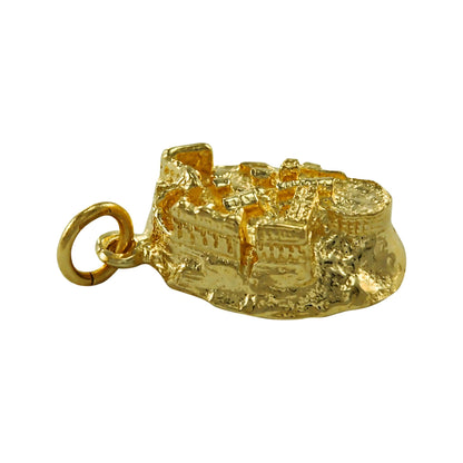 9ct Gold Edinburgh Castle Charm