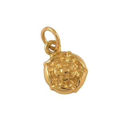 9ct Gold York Rose Charm