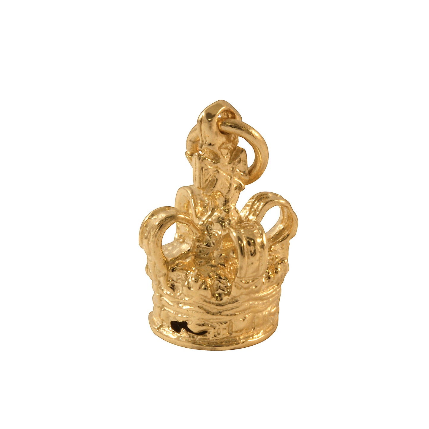 9ct Gold Crown Charm