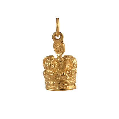 9ct Gold Crown Charm