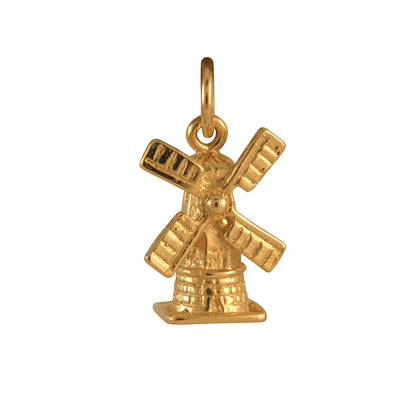 9ct Gold Windmill Charm