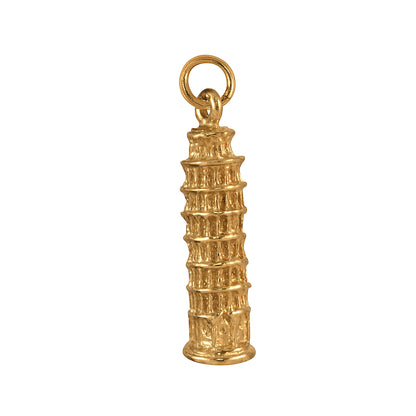 9ct Gold Leaning Tower of Pisa Charm