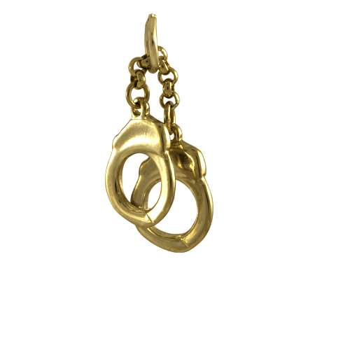 9ct Gold Handcuff Charm