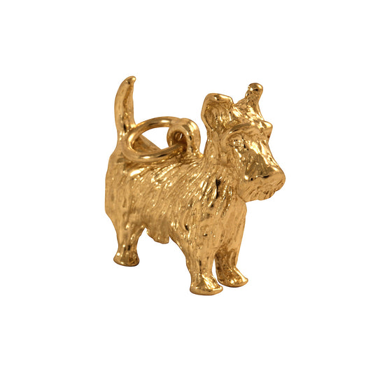 9ct Gold Scottie Dog Charm