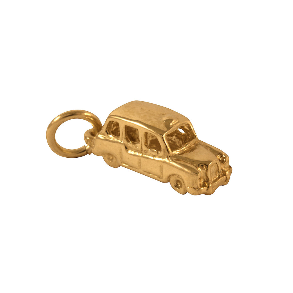 9ct gold London cab charm