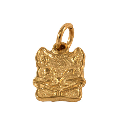 9ct Gold Cat Charm