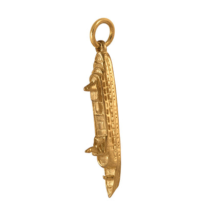 9ct Gold Cruise Ship Charm