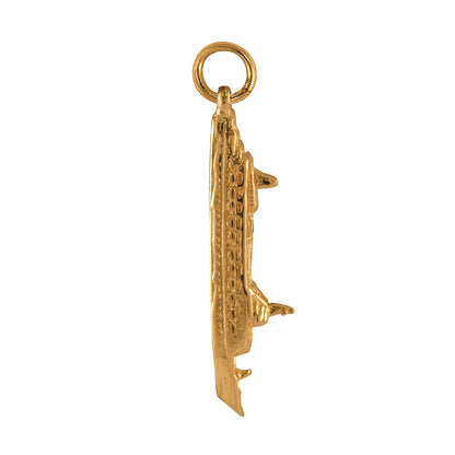 9ct Gold Cruise Ship Charm