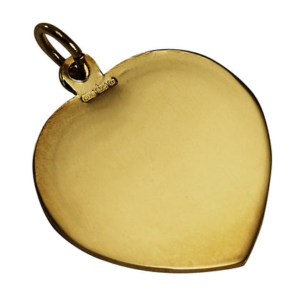 9ct Gold St Christopher in Love Heart