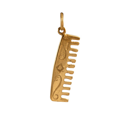 9ct Gold Comb Charm