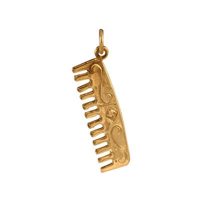 9ct Gold Comb Charm