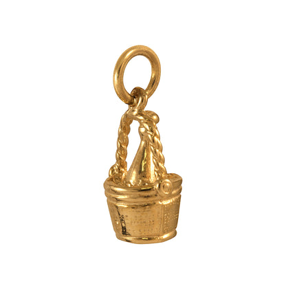 9ct Gold Champagne Charm