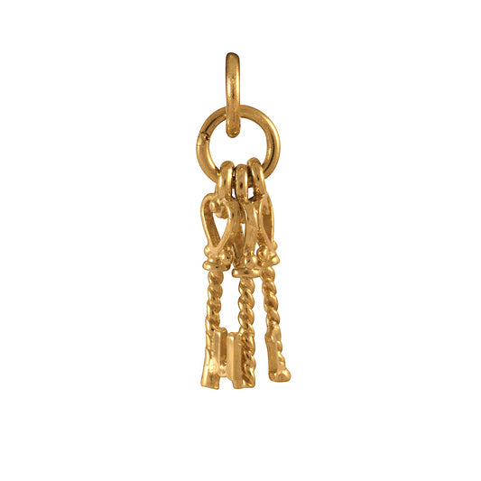 9ct Gold 'I Love U Keys' Charm