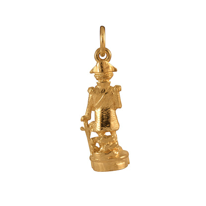 9ct Gold Statue of Nelson Charm