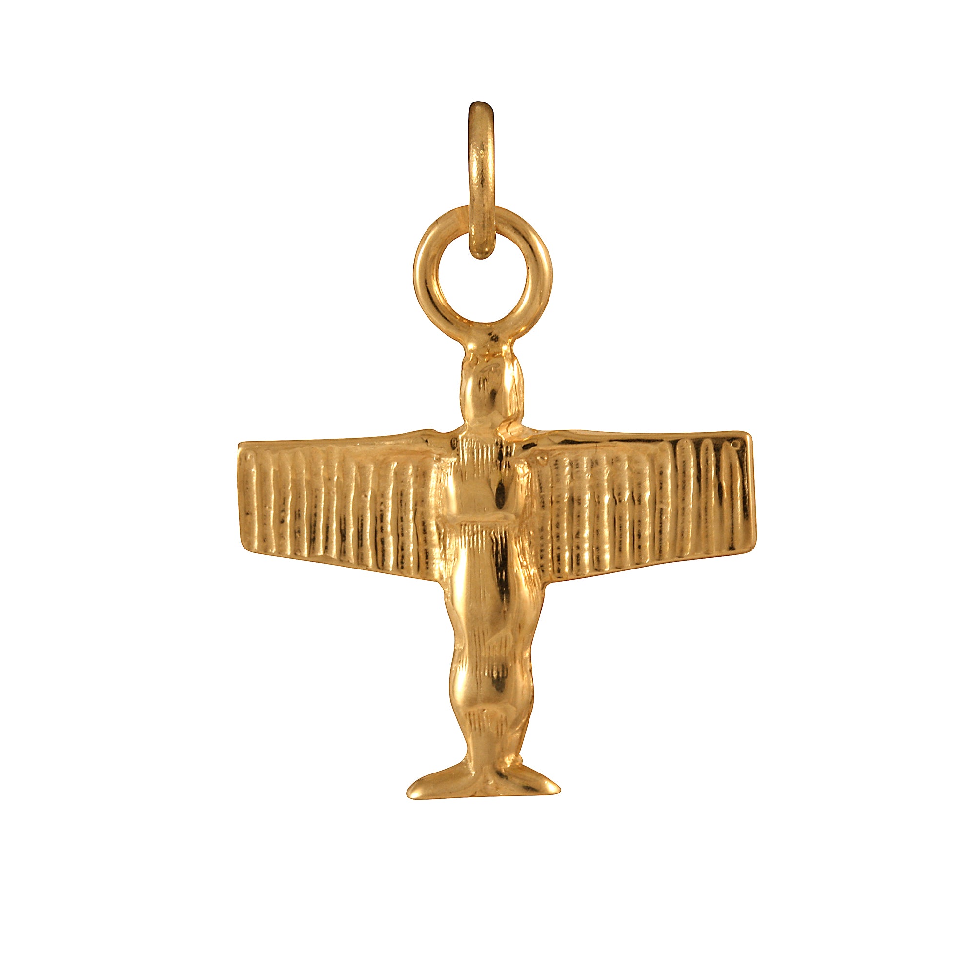 9ct Gold Angel of the North Charm | Sayers London