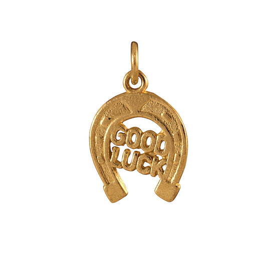 9ct Gold Good Luck Horseshoe Charm