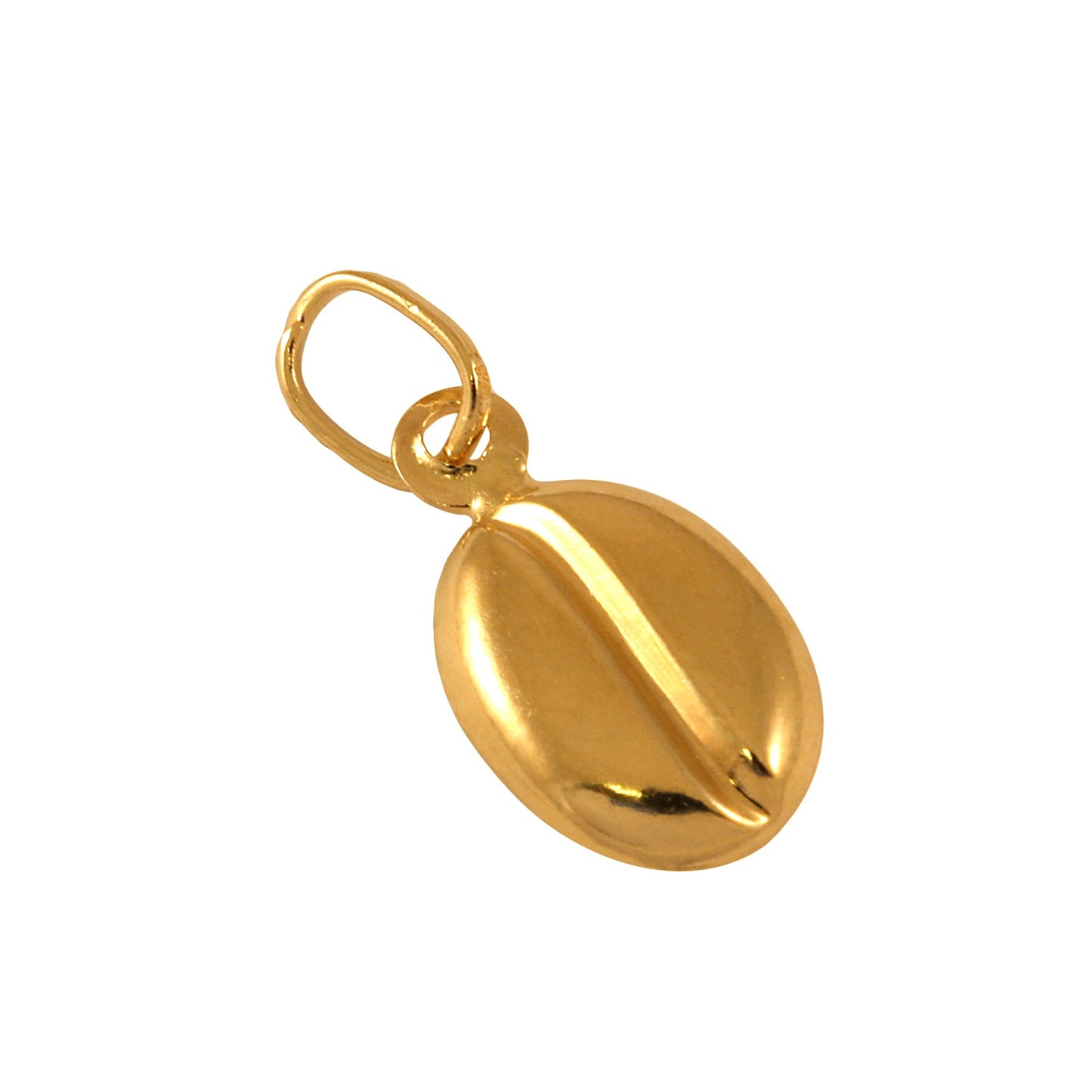 9ct Gold Coffee Bean Charm