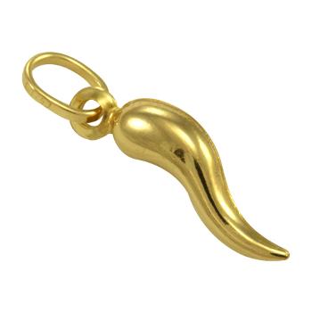 9ct Gold Horn of Life Cornicello Charm