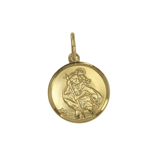 9ct Gold St Christopher Pendant