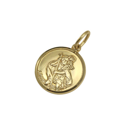 9ct Gold St Christopher Pendant