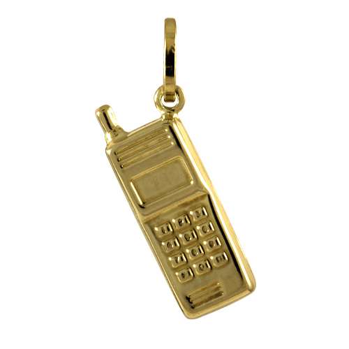 9ct Gold Mobile phone Charm