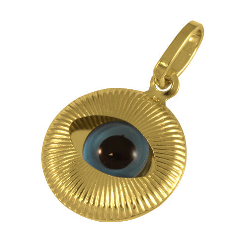 9ct Gold Evil Eye Charm