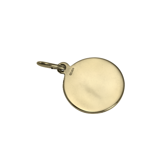 Gold St Christopher Pendant