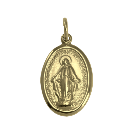 Gold Miraculous Medal