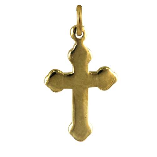 9ct Gold Gothic Cross Pendant - Pendant Only