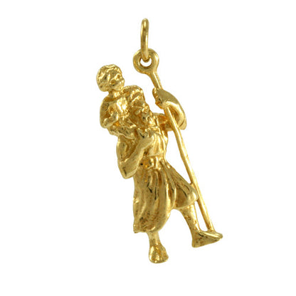 9ct Gold St Christopher Charm