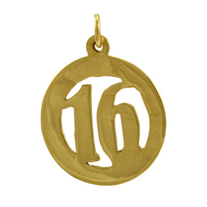 9ct Gold 16th Birthday Charm