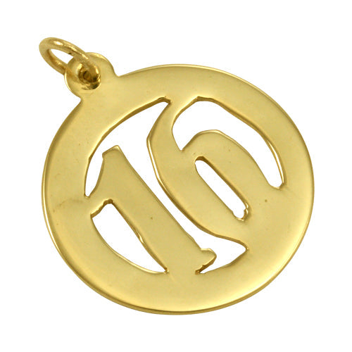 9ct Gold 16th Birthday Charm