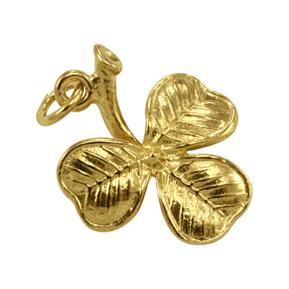 9ct Gold Shamrock Charm