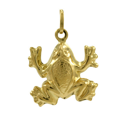 9ct Hollow Gold Frog Charm