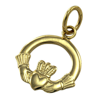 9ct Gold Claddagh Charm