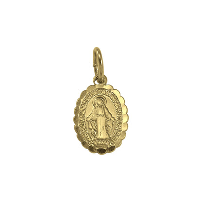 9ct Gold St Mary Pendant