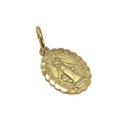 9ct Gold St Mary Pendant