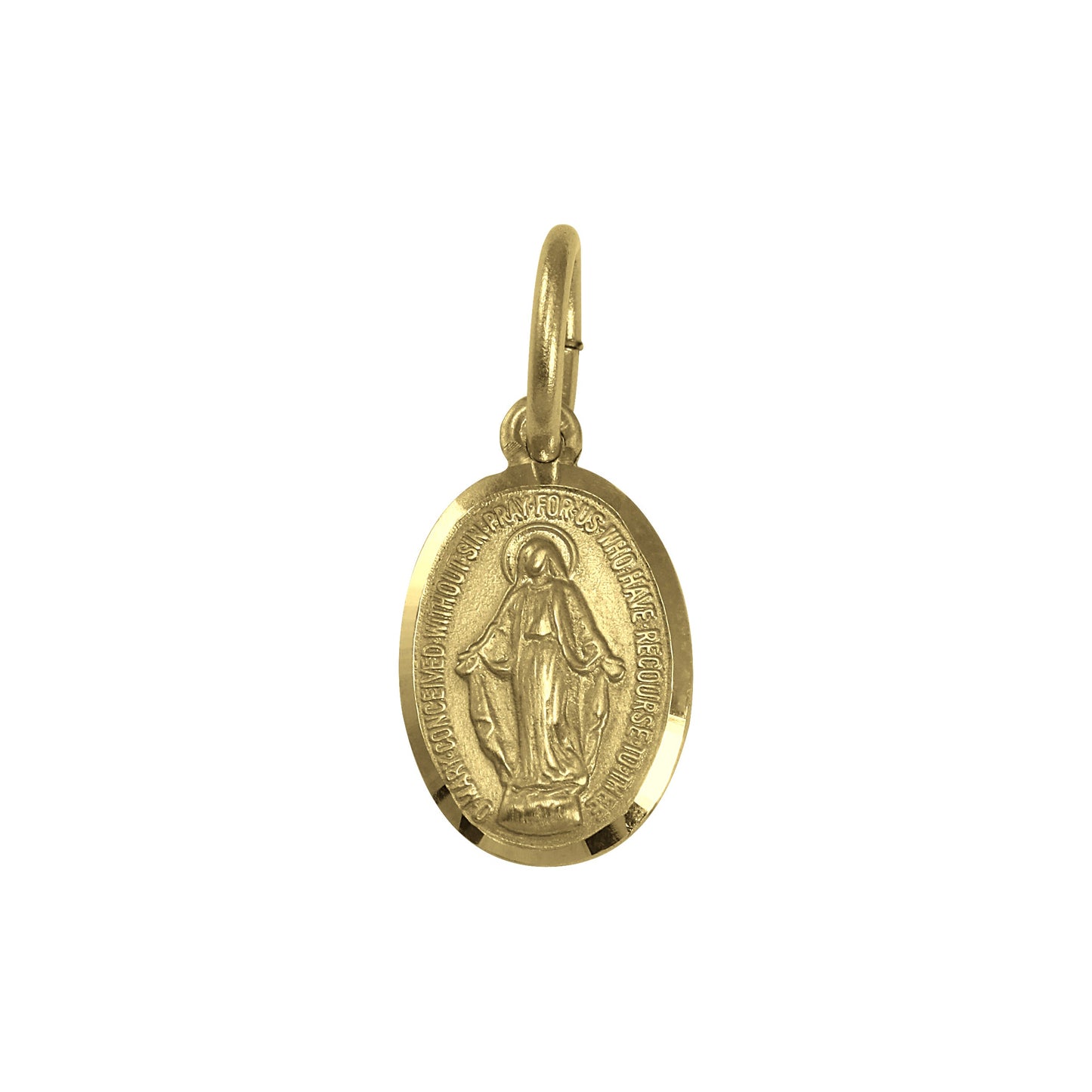 Gold St Mary Pendant
