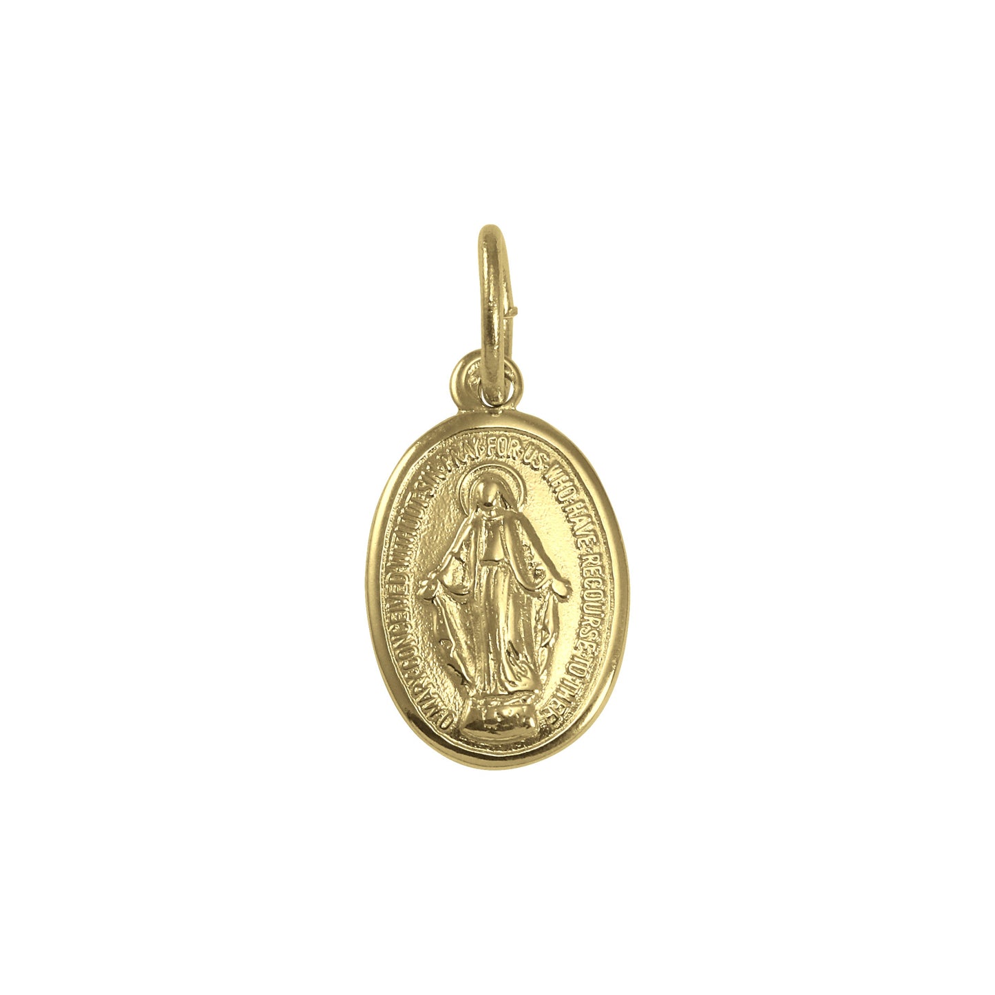 Gold St Mary Pendant