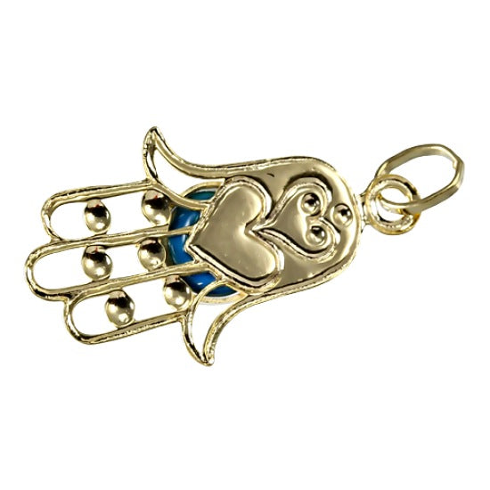 9ct Gold Evil Eye Hamsa Charm
