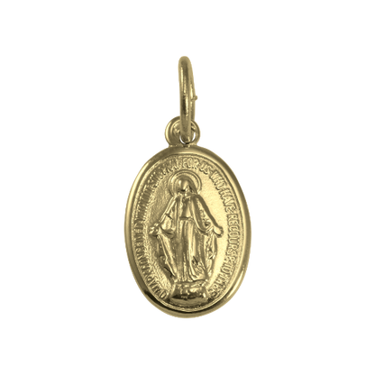 Gold St Mary Pendant